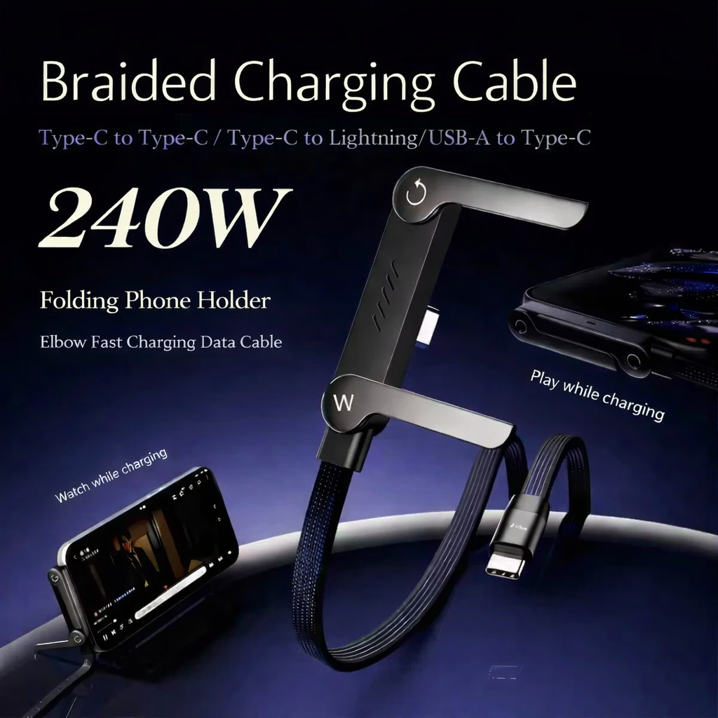 2in1 Invisible Holder Charger Cable